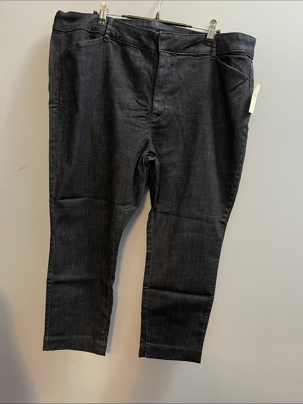 Old Navy High Rise Pixie Skinny Trousers - Dark Denim Color